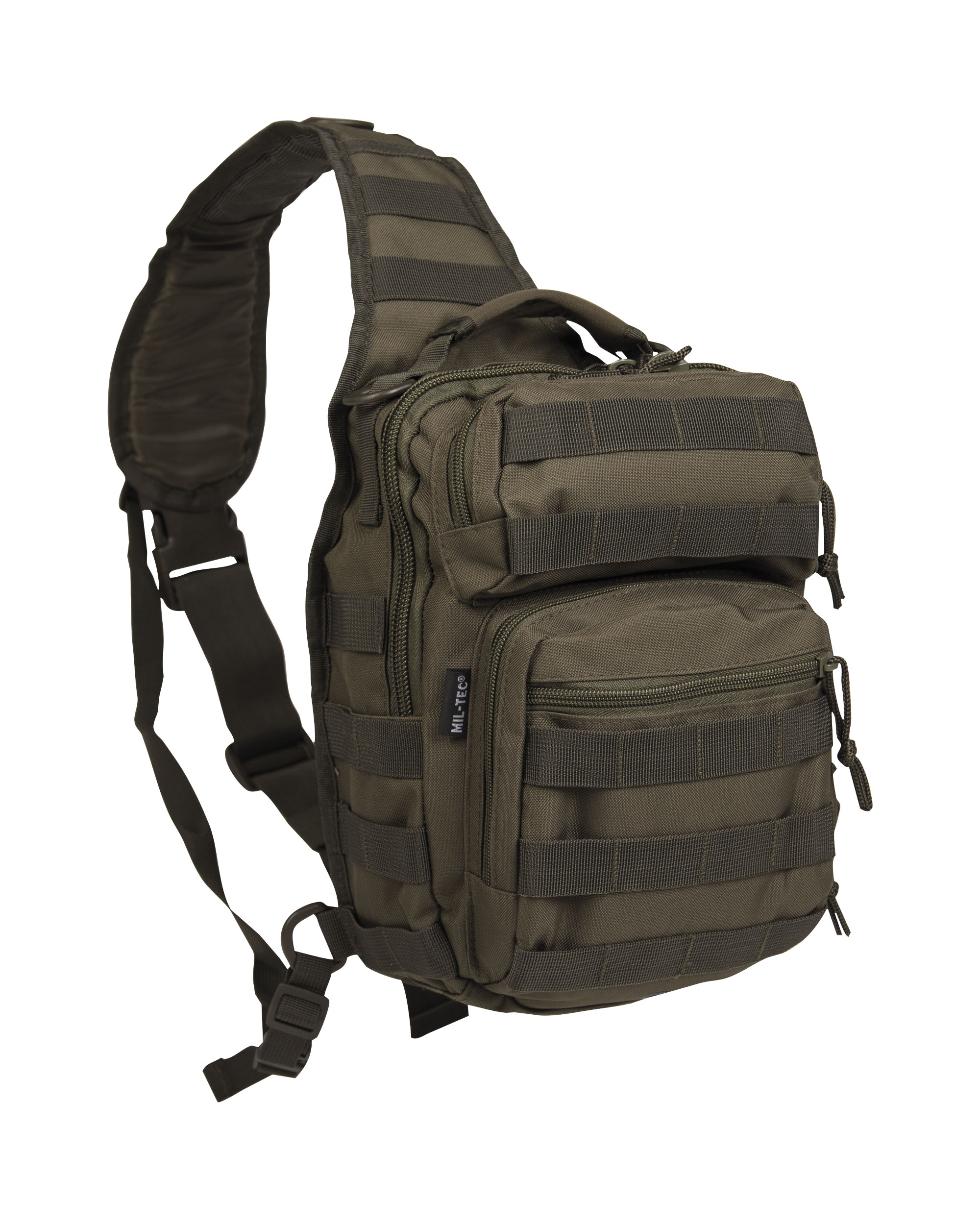 BANDOLERA MIL-TEC one strap assault pack SMALL_OLIVE