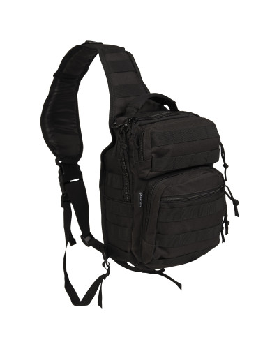 BANDOLERA MIL-TEC one strap assault pack NEGRA