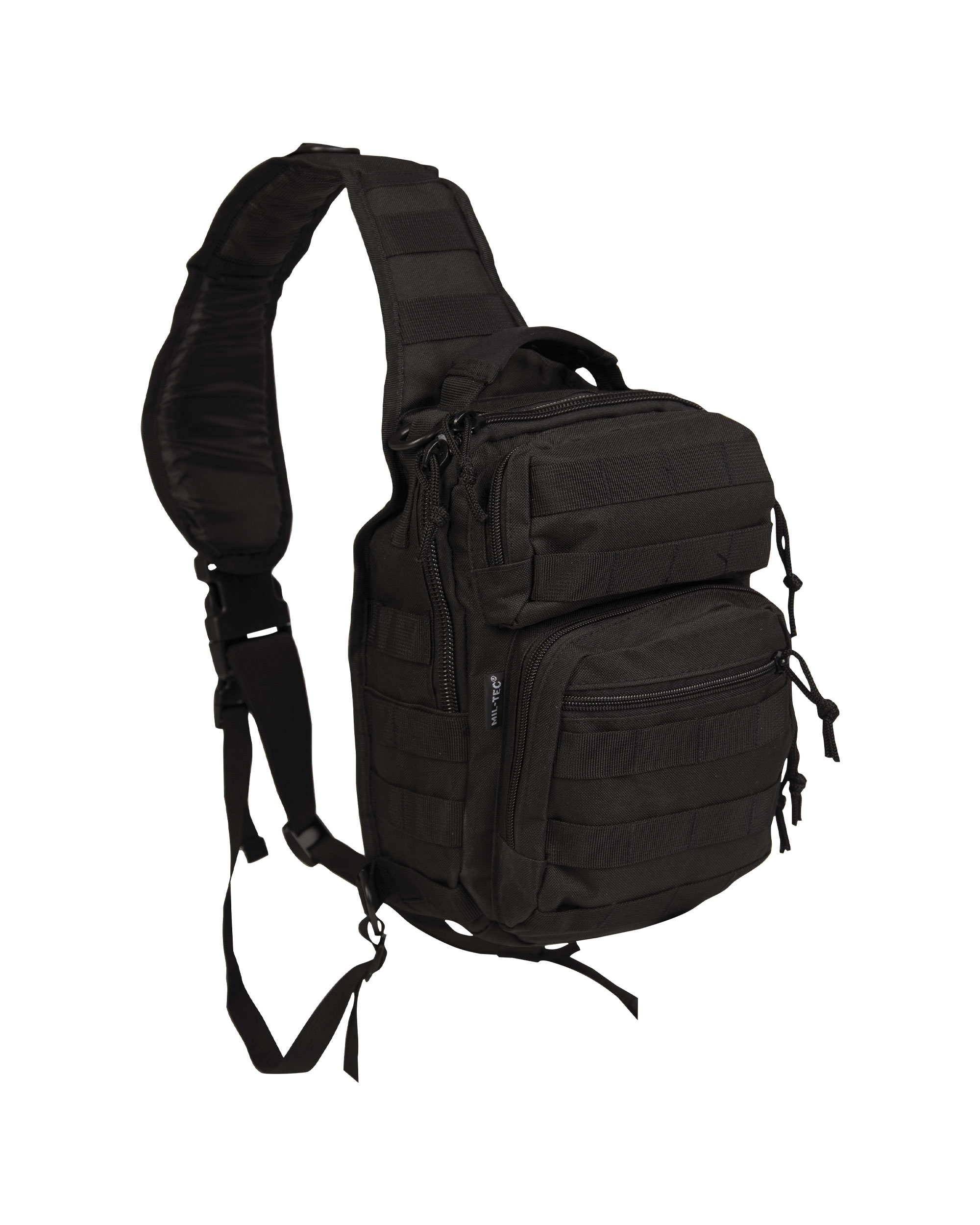 BANDOLERA MIL-TEC one strap assault pack NEGRA