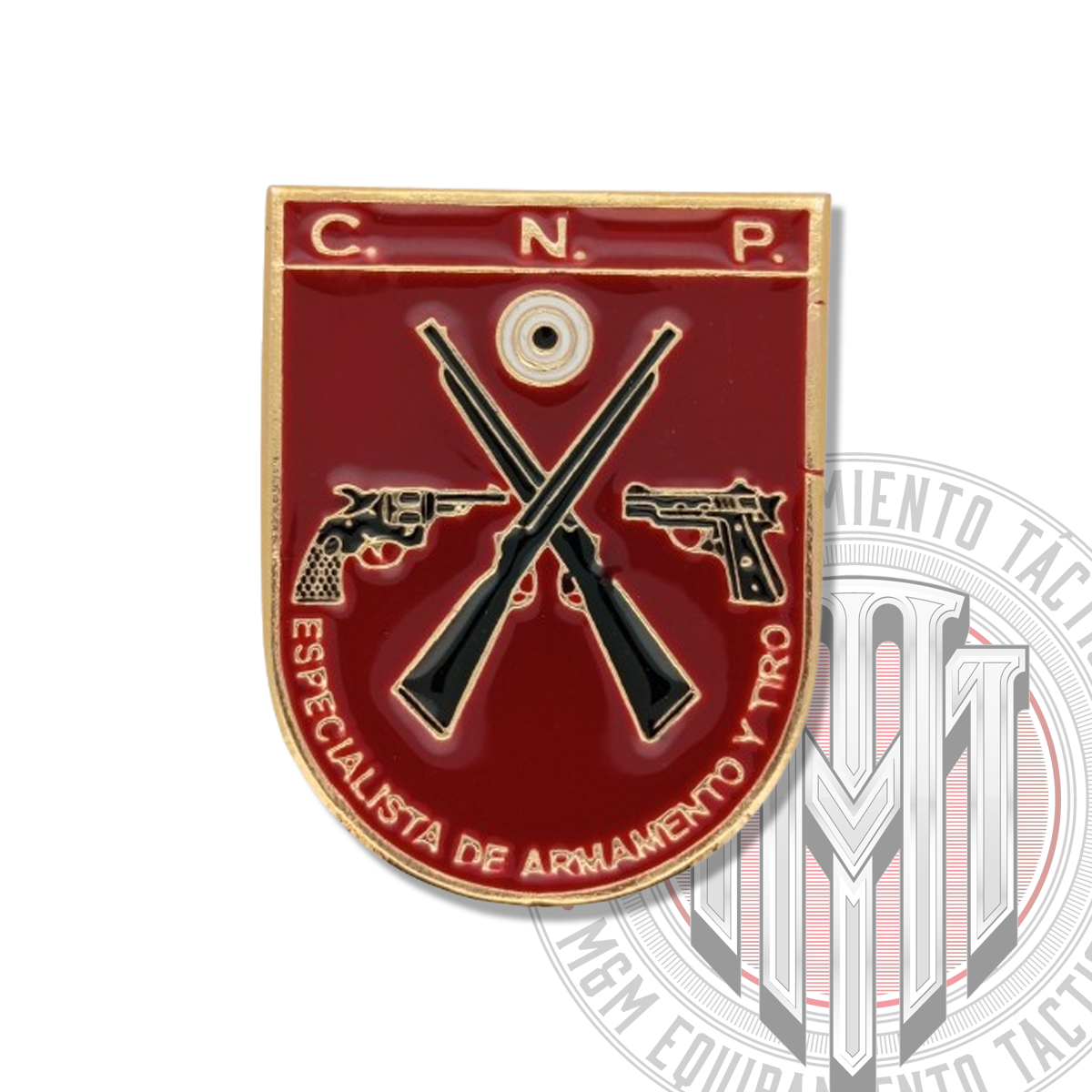 DISTINTIVO ESPECIALISTA ARMAMENTO Y TIRO POLICIA NACIONAL