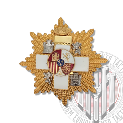 PLACA GRAN CRUZ MERITO MILITAR DISTINTIVO BLANCO