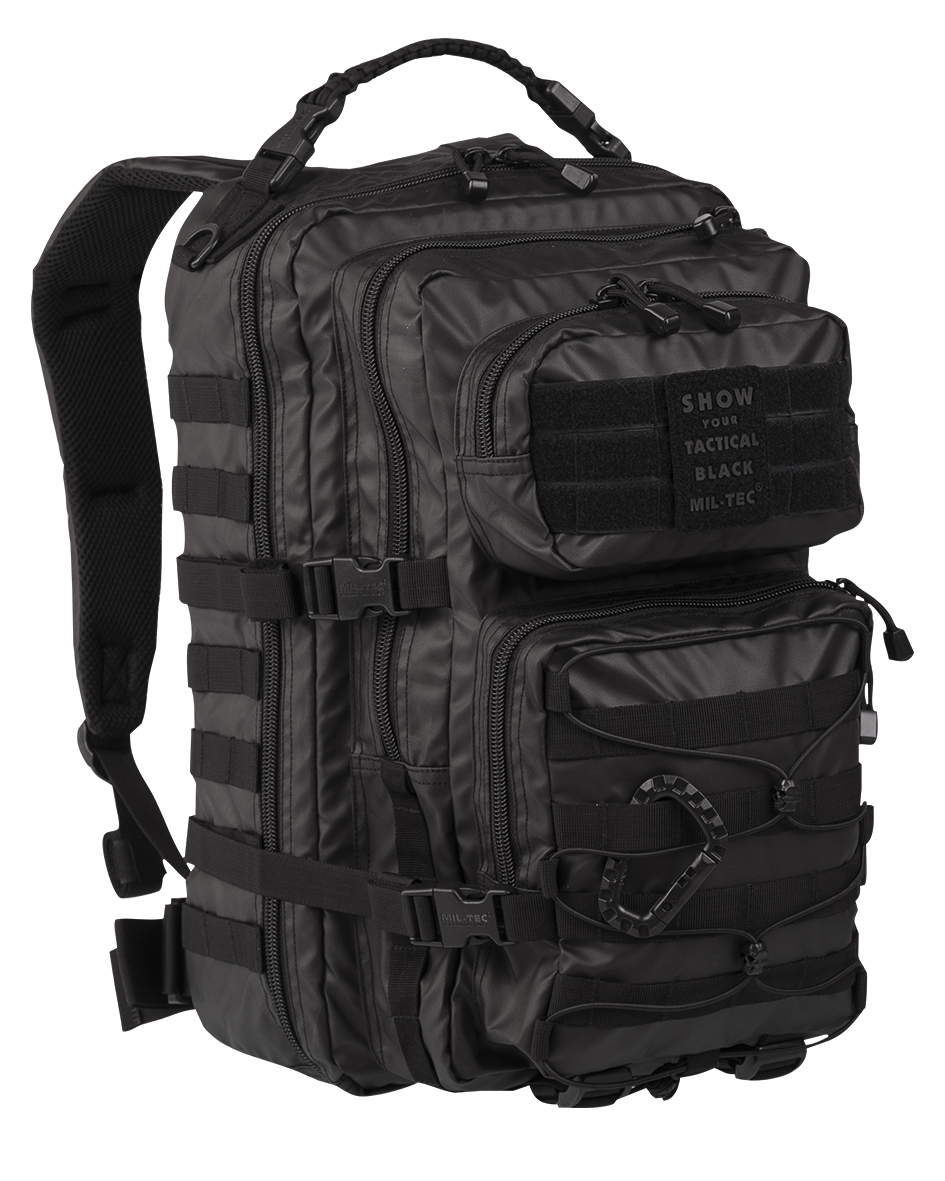 Mil-Tec US Assault Pack Large Tactical Black 36 L