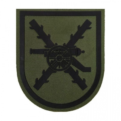 PARCHE DE BRAZO VERDE O.D. MANDO DE ARTILLERÍA DE CAMPAÑA MACA