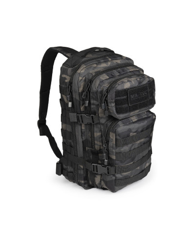 MOCHILA MILTEC US ASSAULT EE.UU SM DARK CAMO 20 L .