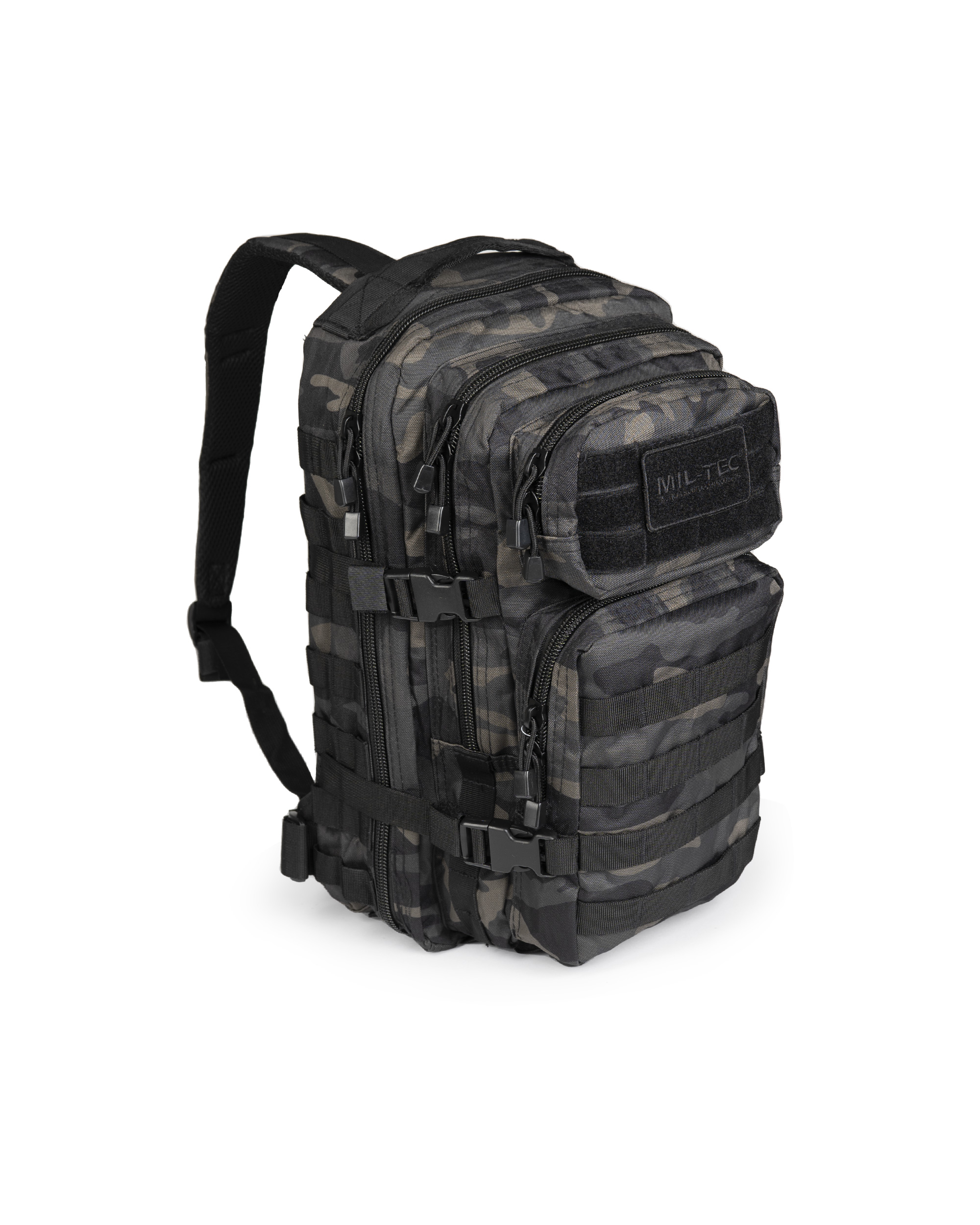 MOCHILA MILTEC US ASSAULT EE.UU SM DARK CAMO 20 L .
