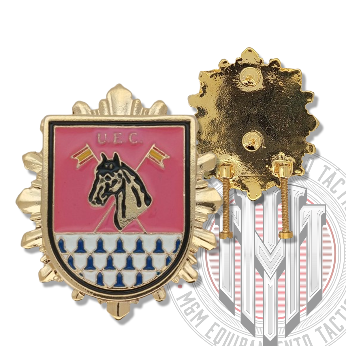 Distintivo Permanencia Unidad Especial de Caballería Policía Nacional