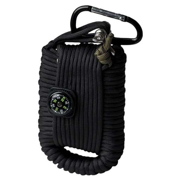 KIT DE SUPERVIVENCIA PARACORD NEGRO GRANDE