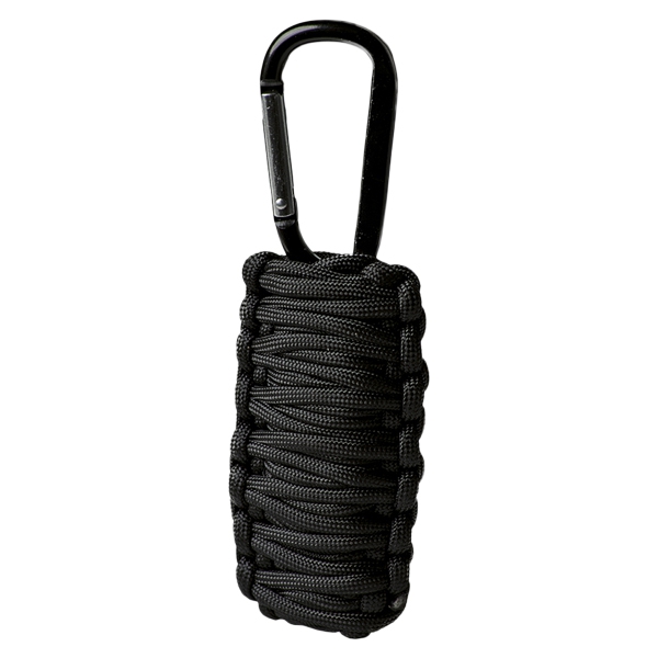 KIT DE SUPERVIVENCIA PARACORD NEGRO PEQUEÑO