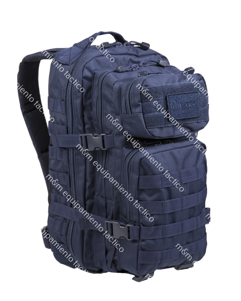 MOCHILA MILTEC US ASSAULT AZUL 20 L .
