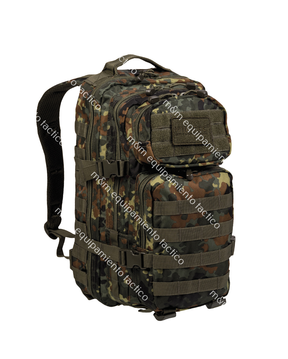 MOCHILA MILTEC US ASSAULT FLECKTARN 20 L .