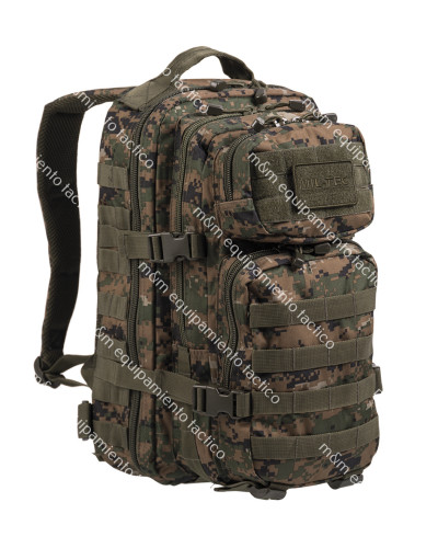 MOCHILA MILTEC US ASSAULT EE.UU SM DIGITAL W/L 20 L .
