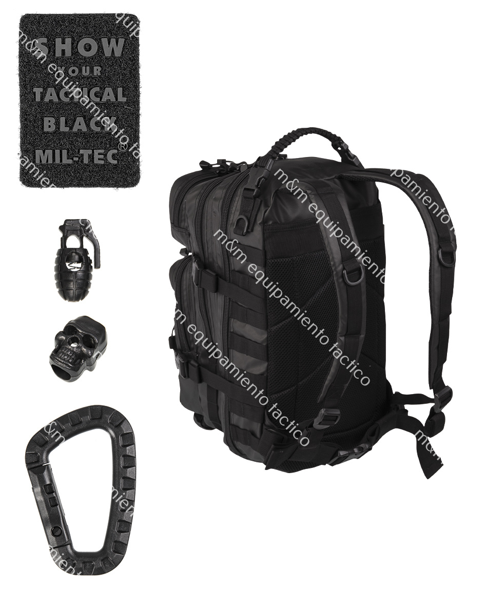MOCHILA MILTEC US ASSAULT 20L. BLACK - Imagen 2