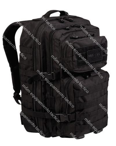 Mochila con sistema MOLLE Mil-Tec US 36 l negro