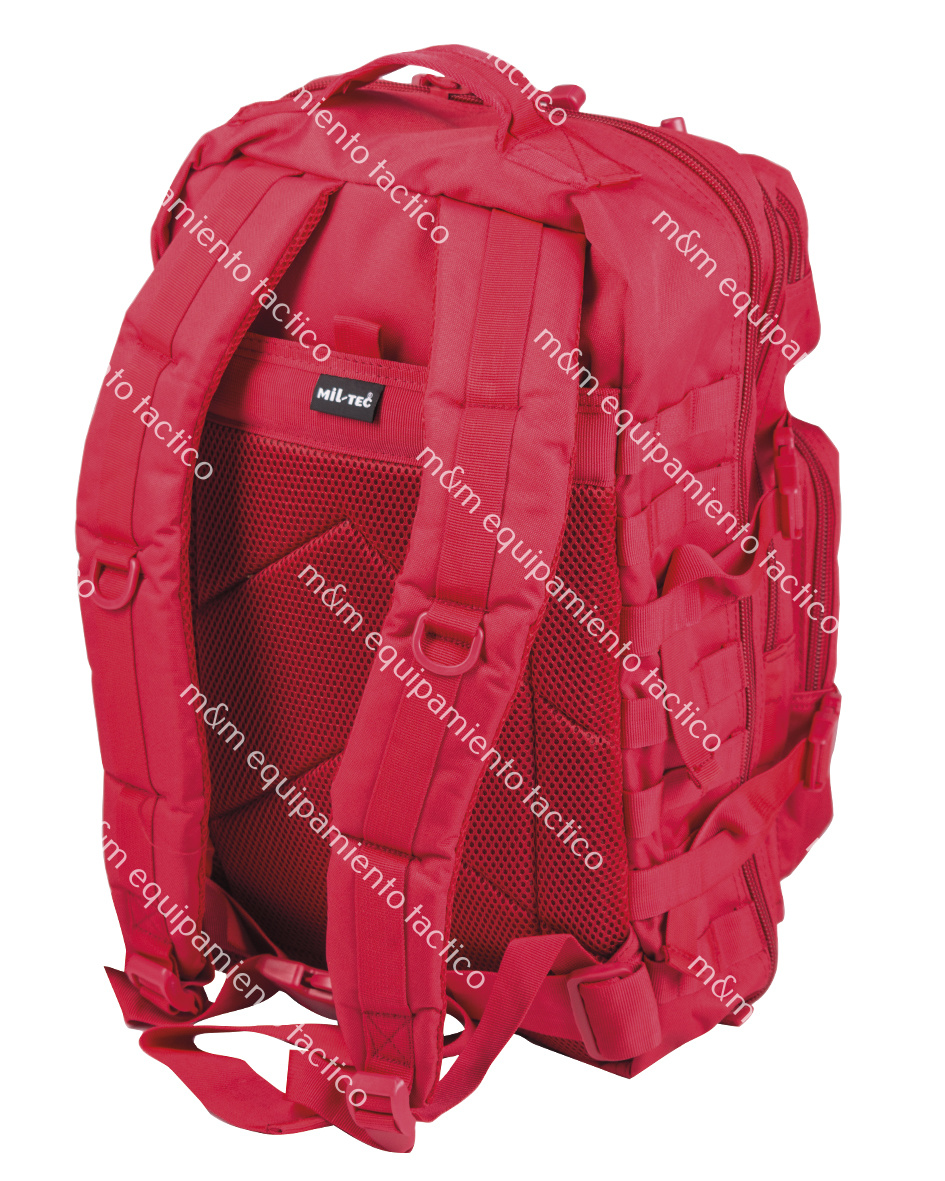 Mochila con sistema MOLLE Mil-Tec US 36 l en rojo - Imagen 2