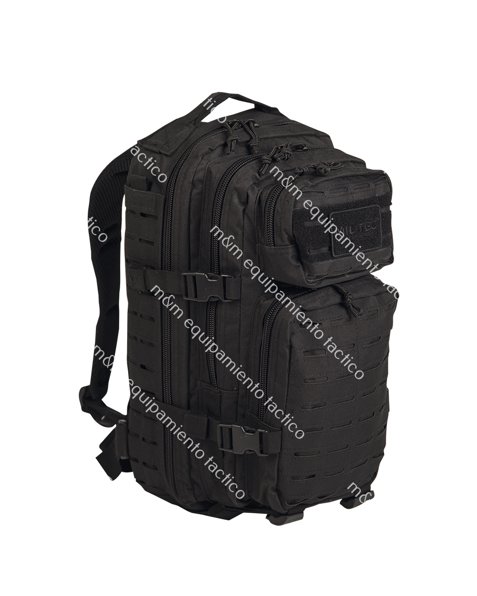 Mochila MILTEC US Assault LG 36 L NEGRA Laser CUT