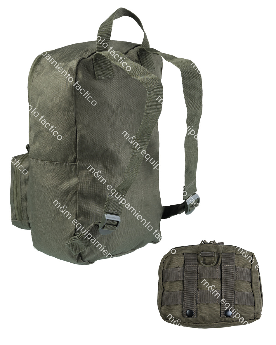 Mochila MILTEC PEGABLE US Assault 15 L. VERDE - Imagen 2