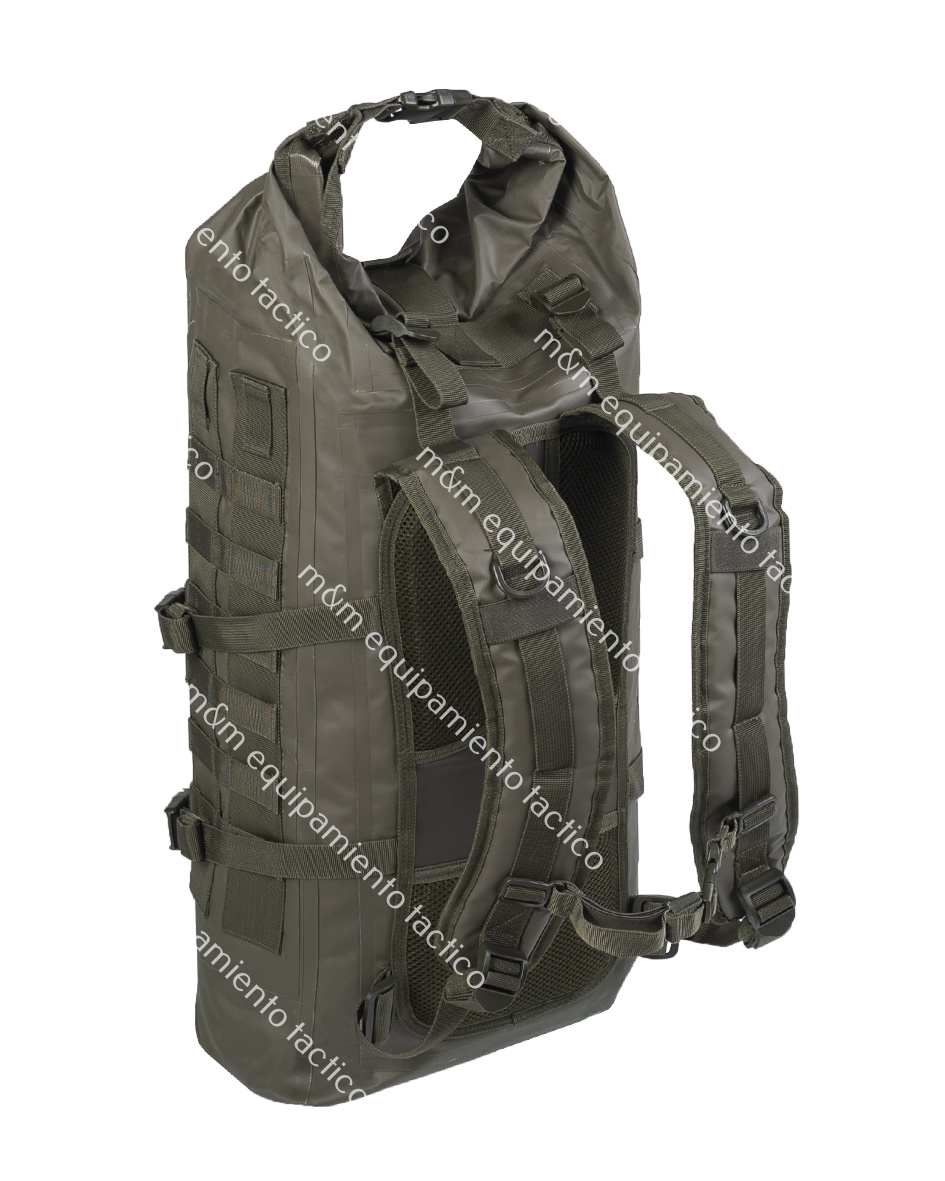 Mochila MILTEC IMPERMEABLE 35L. VERDE - Imagen 2