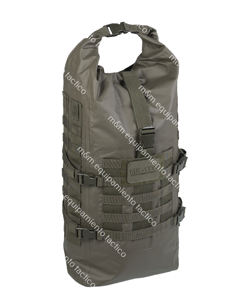 Mochila MILTEC IMPERMEABLE 35L. VERDE