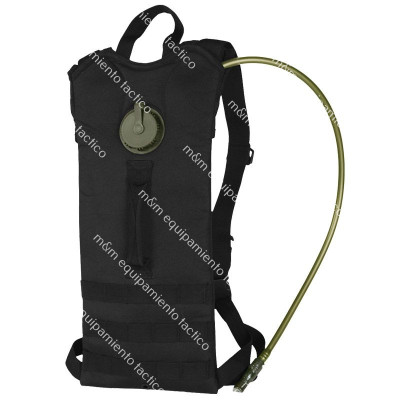 Mochila de hidratación Mil-Tec Basic con sistema MOLLE en negro