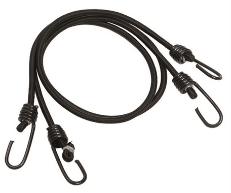 CORDONES ELASTICOS NEGROS W.HOOKS (PAR) ( pulpos)
