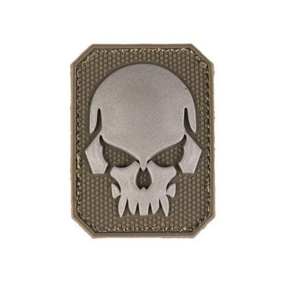 CALAVERA P.V.C. 3D CRANEO M.KLETT SM/ VERDE/GRIS