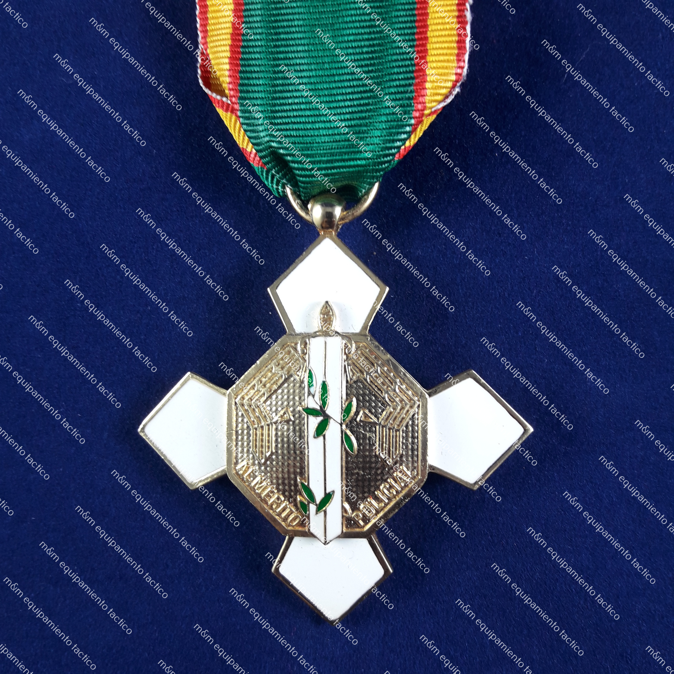 MEDALLA MERITO POLICIAL DISTINTIVO BLANCO - Imagen 2