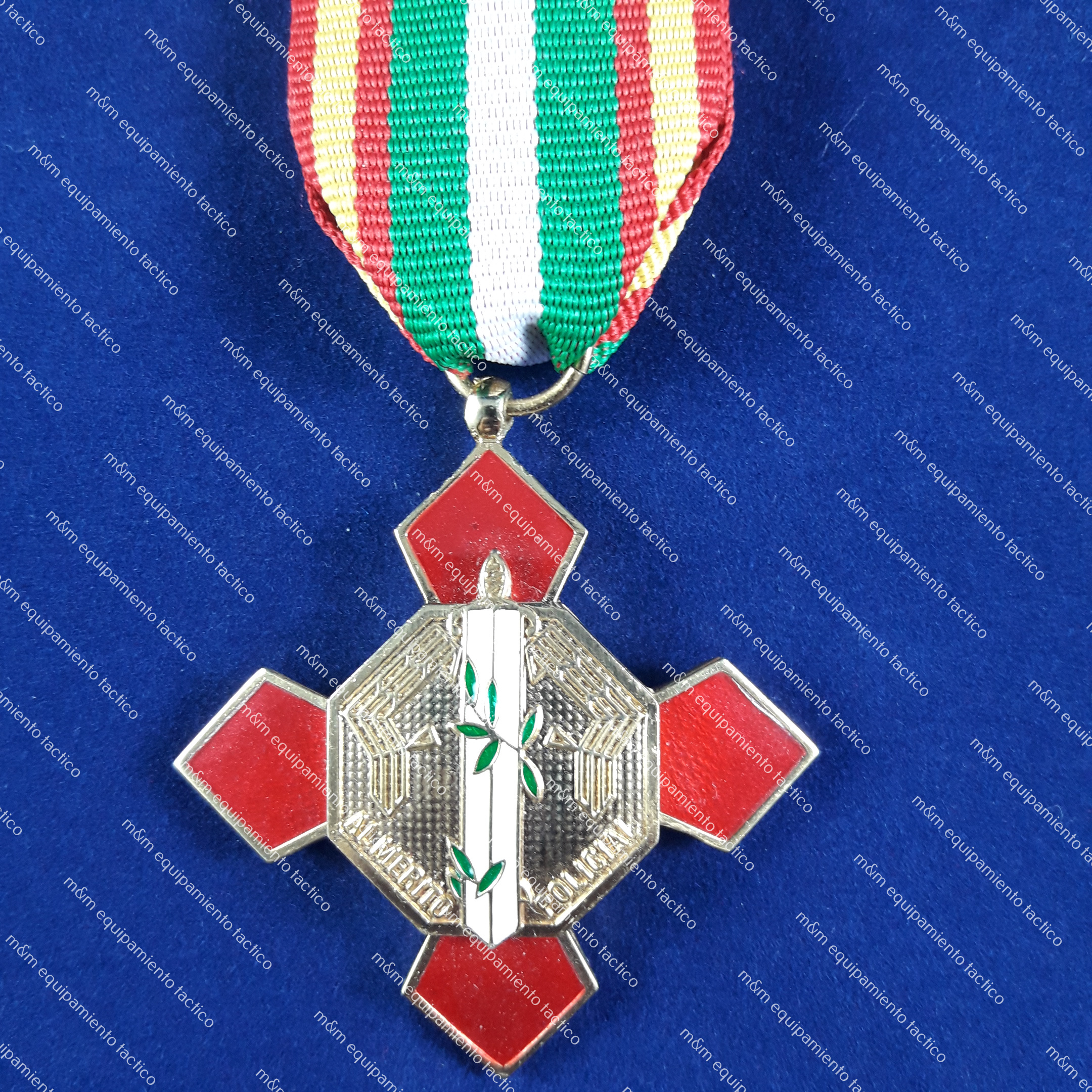 MEDALLA MERITO POLICIAL DISTINTIVO ROJO - Imagen 2