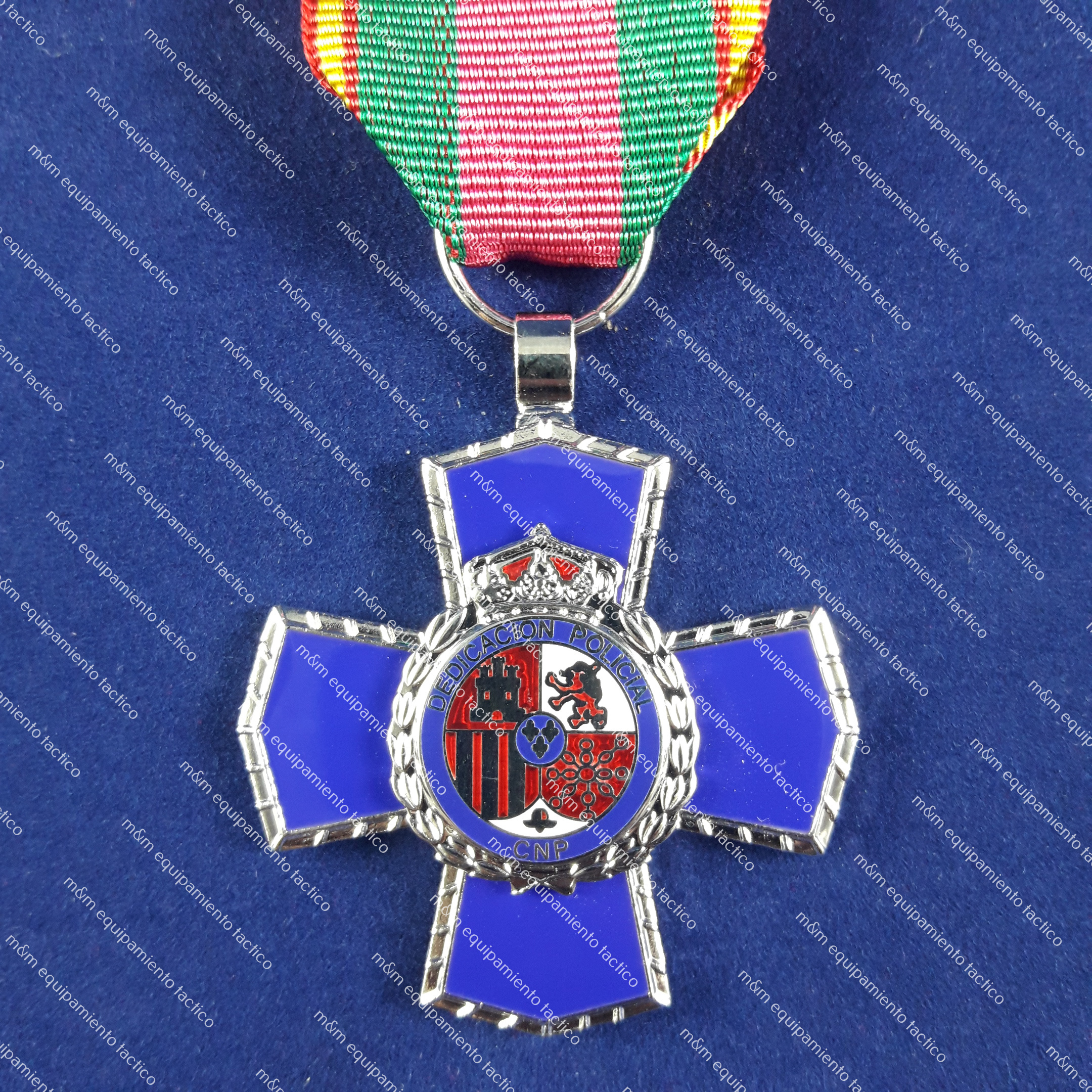 MEDALLA DEDICACION AL SERVICIO POLICIAL XXV AÑOS ZAMACK - Imagen 2