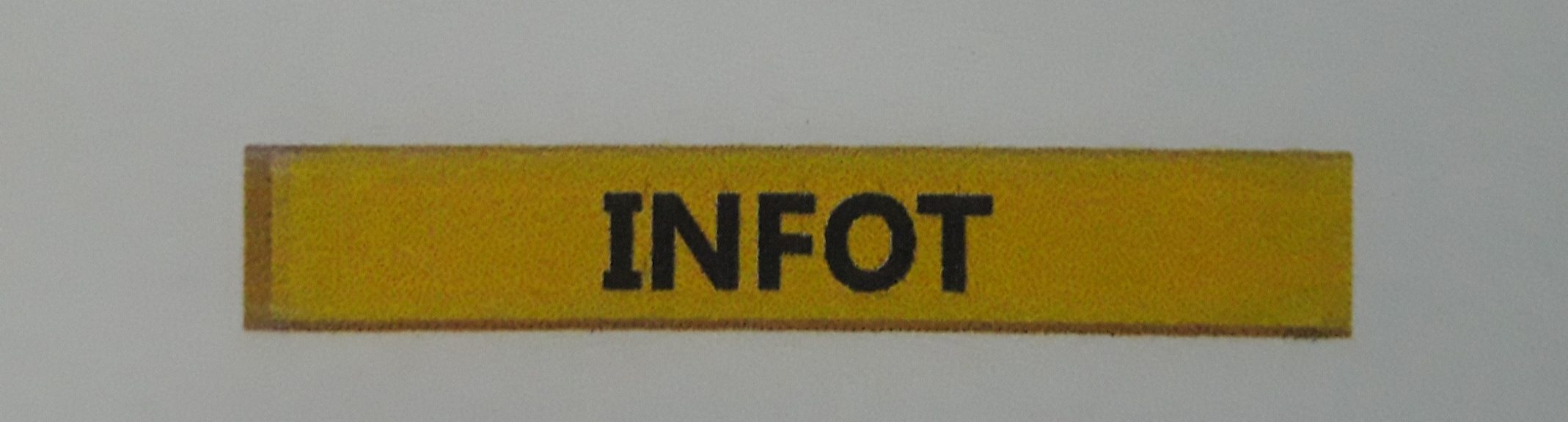 BARRA DISTINTIVO ESPECIALIDAD INFONT
