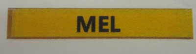 BARRA DISTINTIVO ESPECIALIDAD MEL