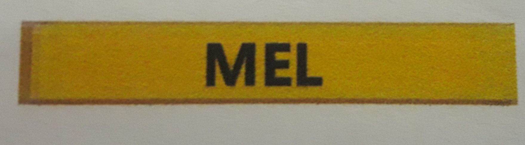 BARRA DISTINTIVO ESPECIALIDAD MEL