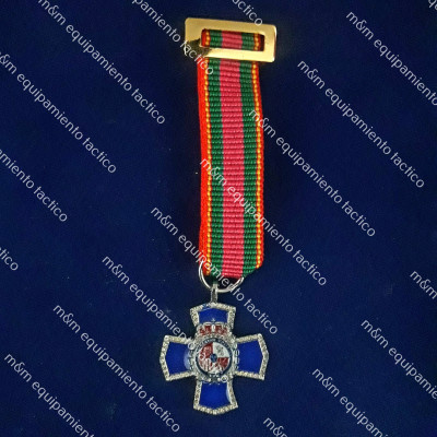 MEDALLA MINI DEDICACIÓN AL SERVICIO POLICIAL XXV AÑOS