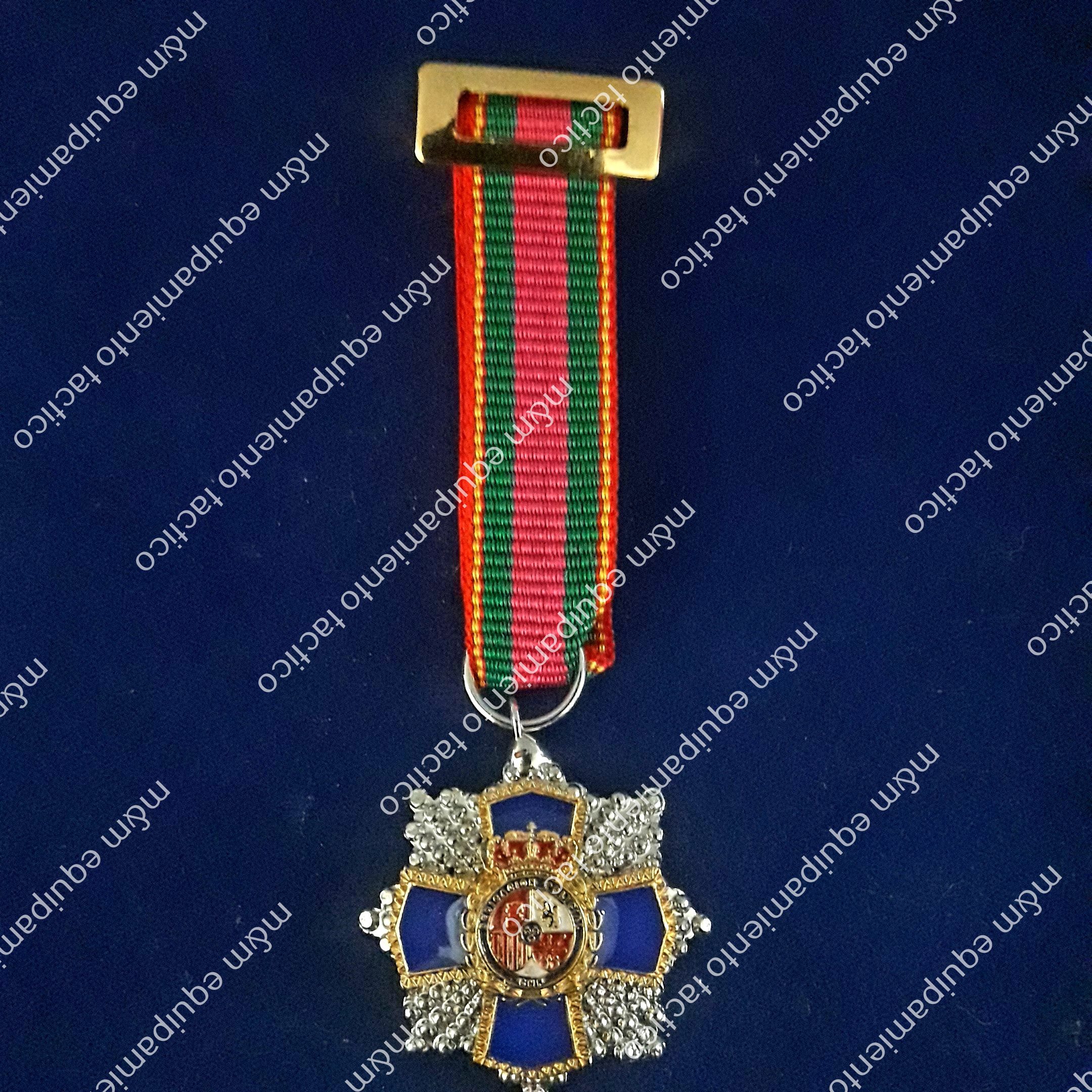 MEDALLA MINI DEDICACIÓN AL SERVICIO POLICIAL XXXV AÑOS