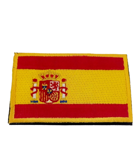 Parche Bordado bandera de España 80 x 50 mm