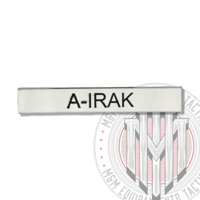 BARRA A-IRAK MEDALLA OPERACIONES MILITARES Y CAMPAÑAS