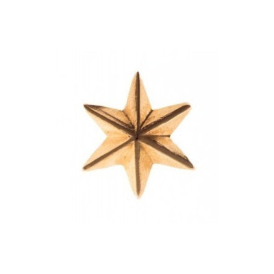 ESTRELLAS METALICAS 6 PUNTAS