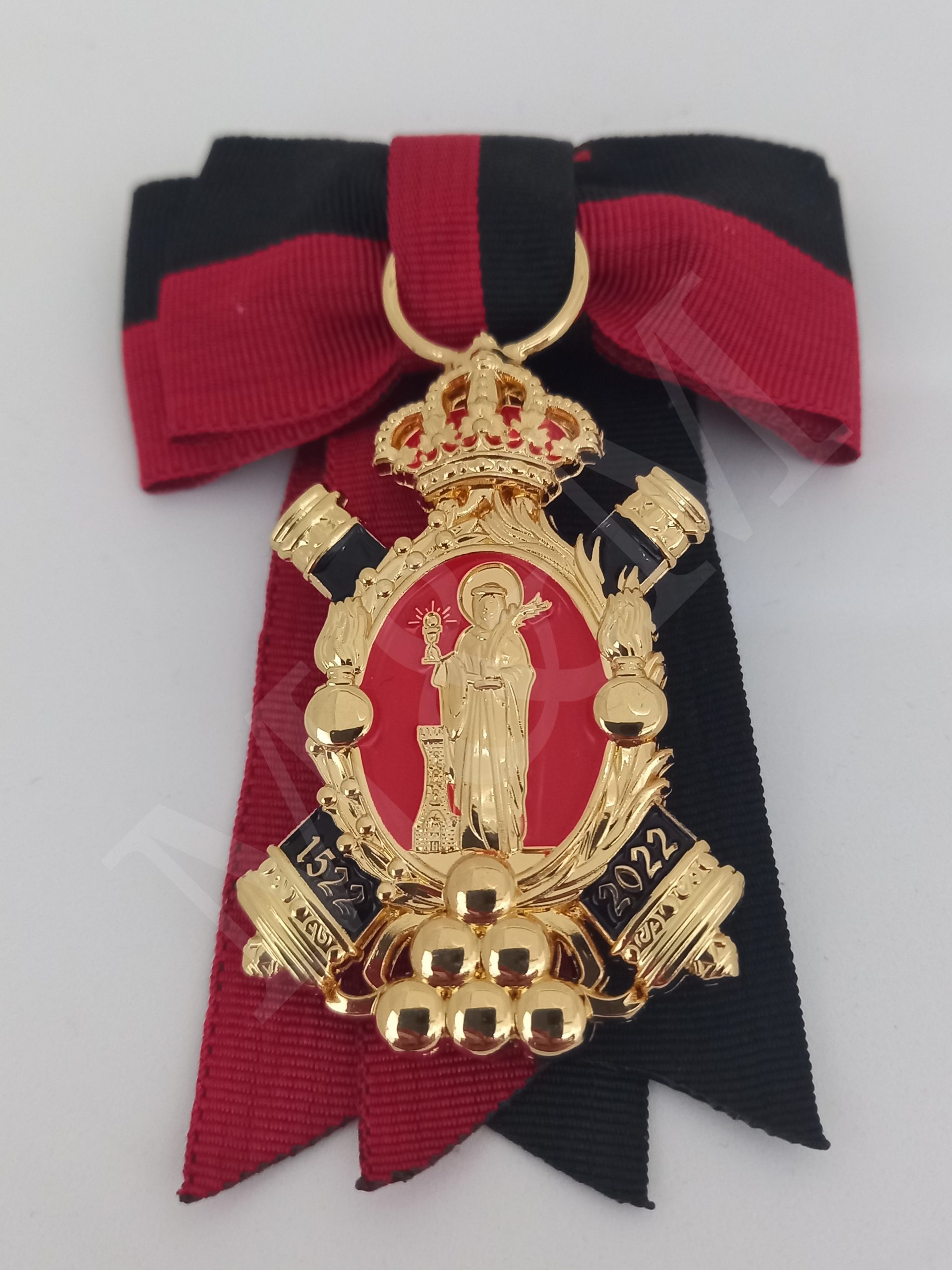 MEDALLA LAZO CONMEMORATIVA DEL QUINTO CENTENARIO DE SANTA BÁRBARA