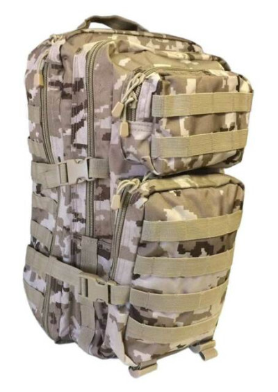 MOCHILA MILITAR US ASSAULT 20 L COLOR ÁRIDO PIXELADO