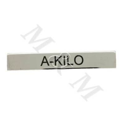PLACA PASADOR DIARIO A-KILO MEDALLA OPERACIONES MILITARESY CAMPAÑAS