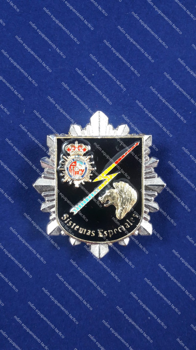 DISTINTIVO DE PERMANENCIA DEL AREA DE SISTEMA ESPECIALES POLICIA NACIONAL