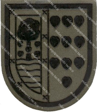 PARCHE DE BRAZO VERDE O.D. BANDERA DE INFANTERÍA LIGERA PARACAIDISTA