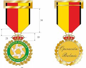 MEDALLA CONMEMORACION BALMIS MINI - Imagen 2