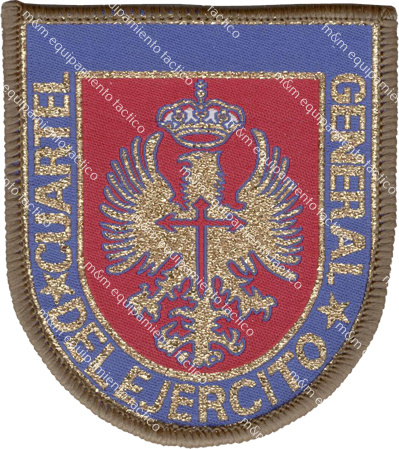 EMBLEMA REPRESENTACIÓN BRAZO MANDO CUARTEL GENERAL DEL EJERCITO
