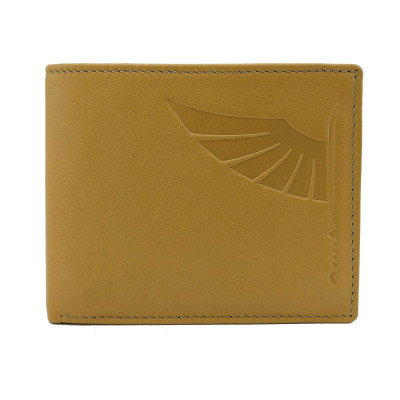 CARTERA PORTAPLACA POLICIA NACIONAL HONORES OVALO MOSTAZA