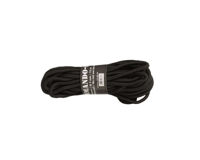 CORDON PARACORD NEGRO 7 MM