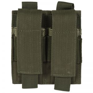 Portacargador doble de pistola Mil-Tec en verde oliva