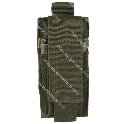 Portacargador simple MIL-TEC pistola VERDE