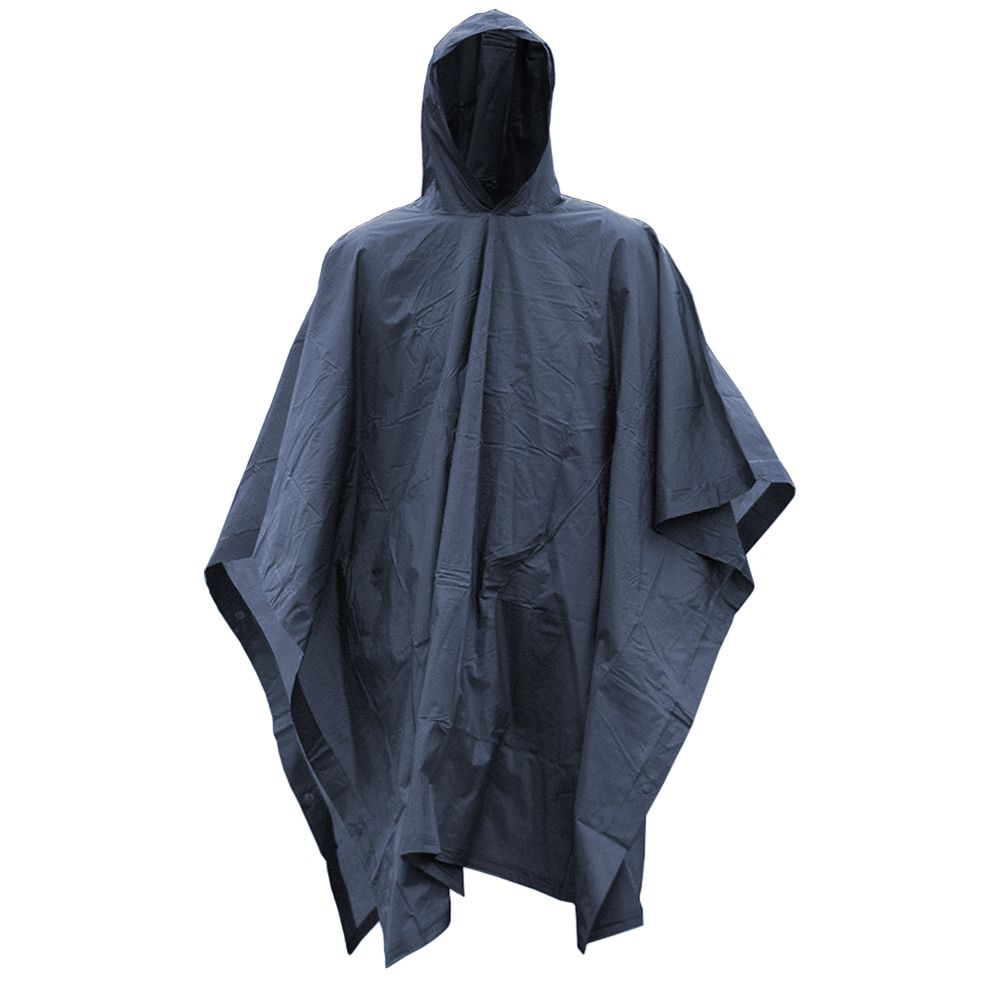 Poncho Vinilo MIL-TEC AZUL OSCURO