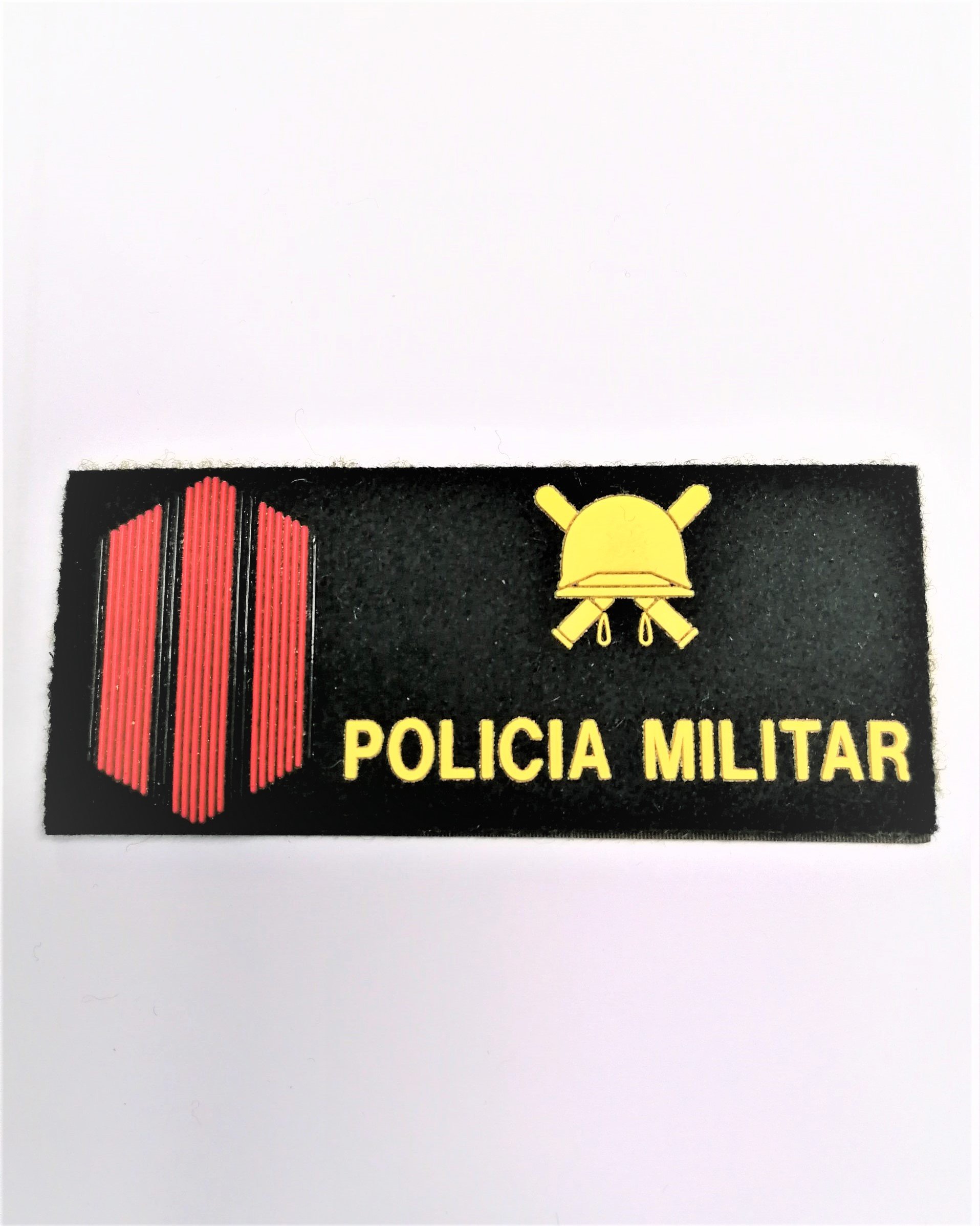GALLETA NEGRA UME PECHO BORDADA CON VELCRO