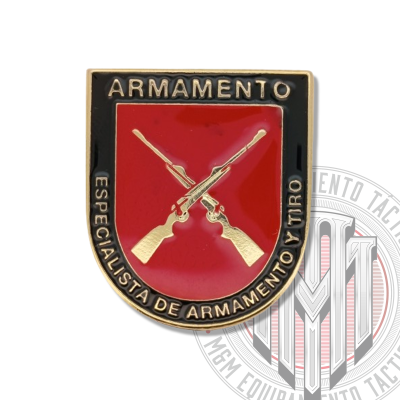 Distintivo Función Especialista Armamento y Tiro Policía Nacional
